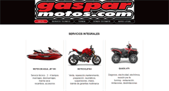 Desktop Screenshot of gasparmotos.com